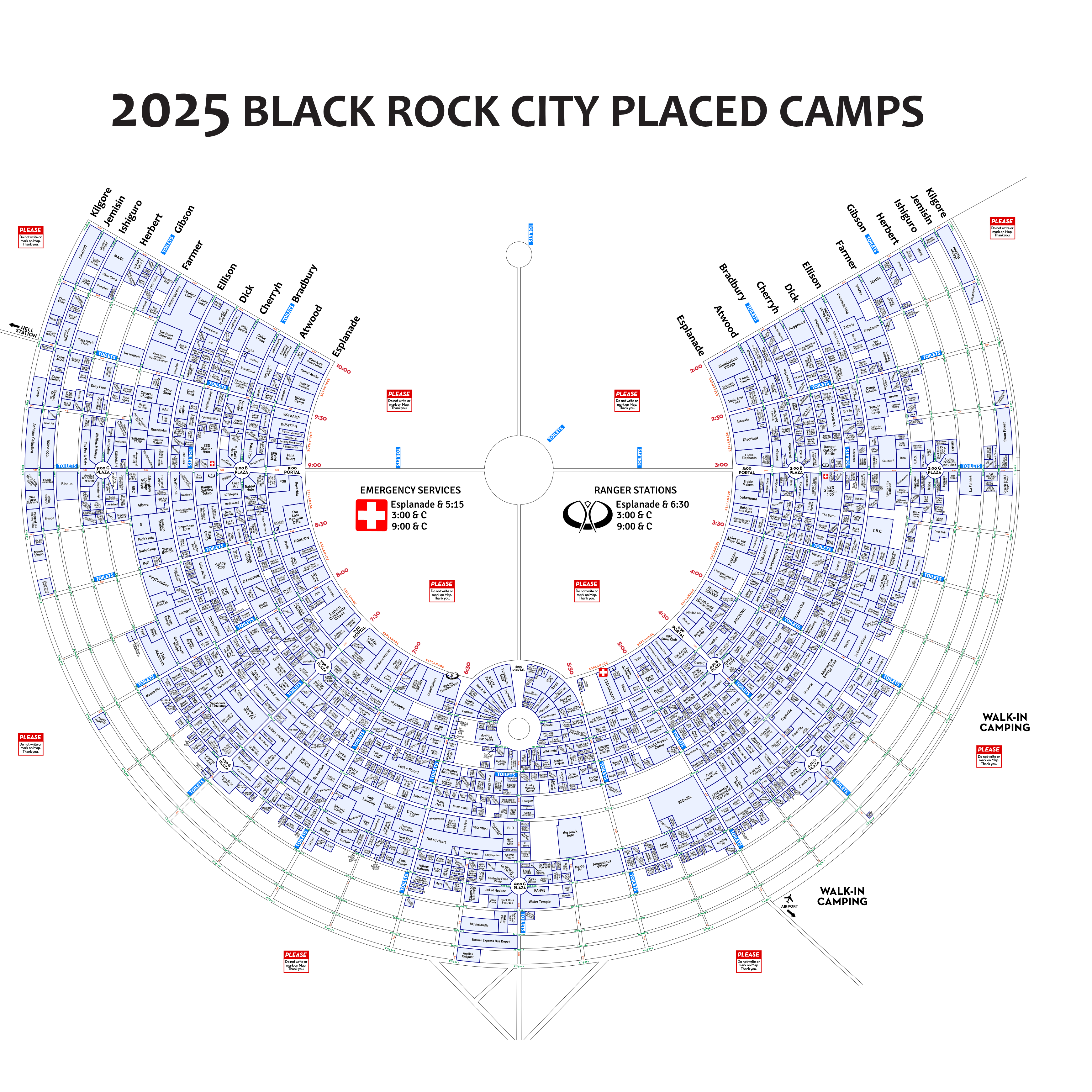 Black Rock City Map